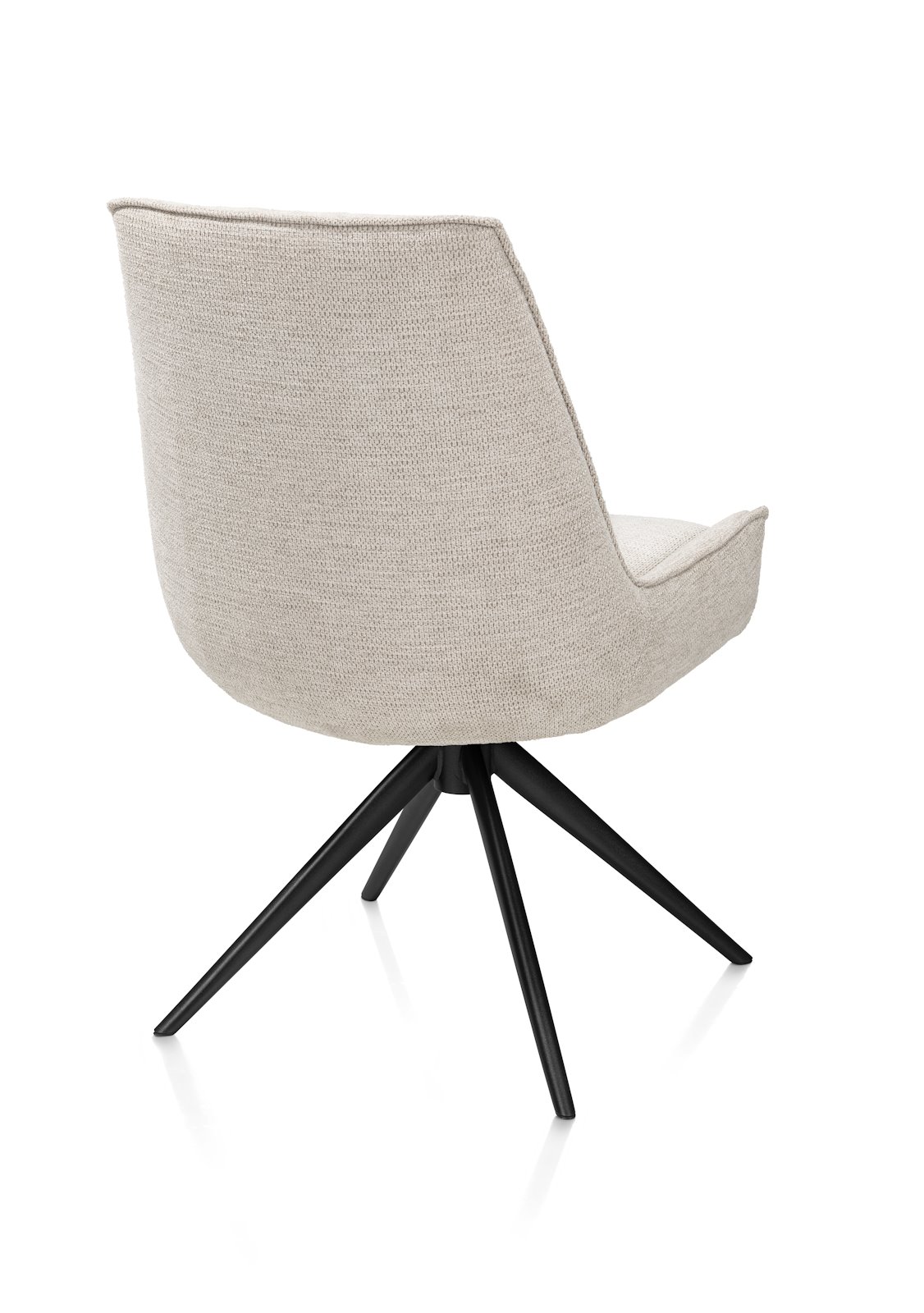 Henders & Hazel Stuhl THEO 55375-BEI, Sessel, Stuhl, Beige Bezug, Schwenkbein-Fuß, Wippstuhl