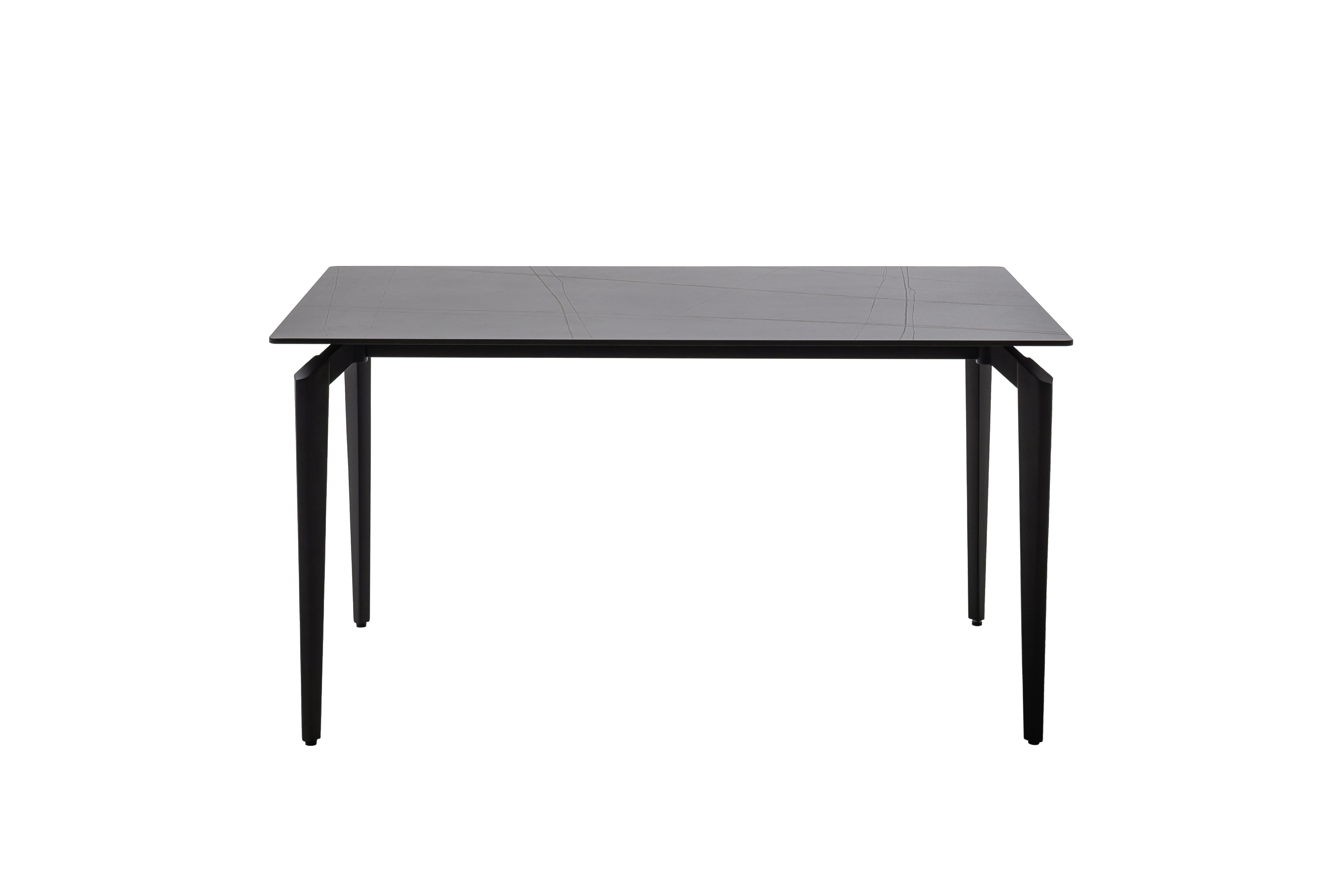 Esstisch FREMONT in Schwarz MCA Furniture Esstisch FREMONT ca. 140x80cm, H:76cm in Platte Keramik schwarz marmor.