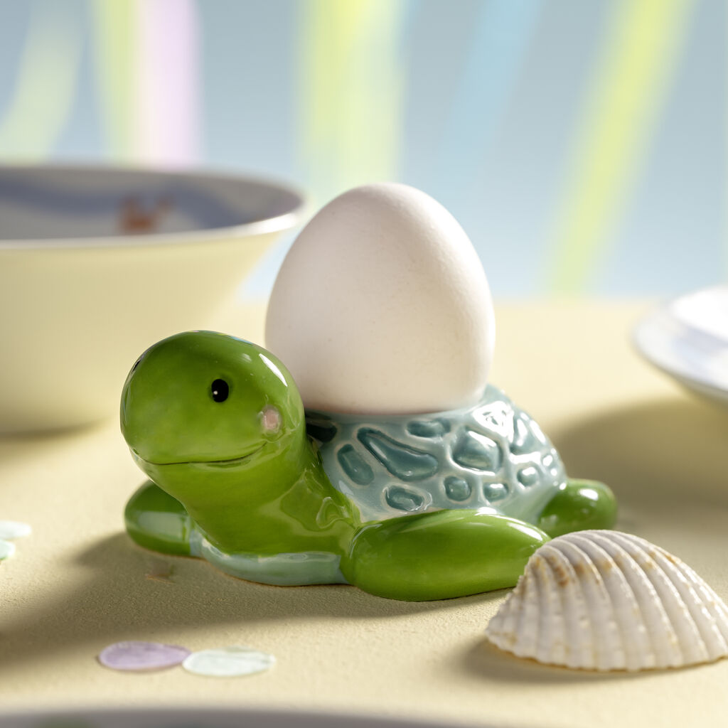 Leonardo GK/Eierbecher Schildkröte SPIRITII in Keramik grün, Ei, Essen