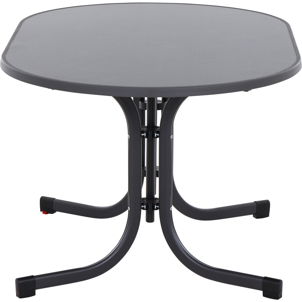Gautzsch Klapptisch PACO ca. 140x90cm in Melamin schiefer antik/Stahl anthrazit