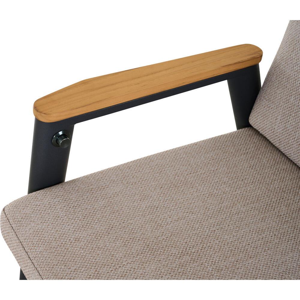Diningsessel CORTINA ca.B61 H108 T76 cm in Aluminium matt anthrazit