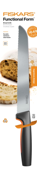 Fiskars Brotmesser FUNCTIONAL FORM 41cm in Farbe Black/Orange Fiskars Brotmesser FUNCTIONAL FORM 41cm in Farbe Black/Orange