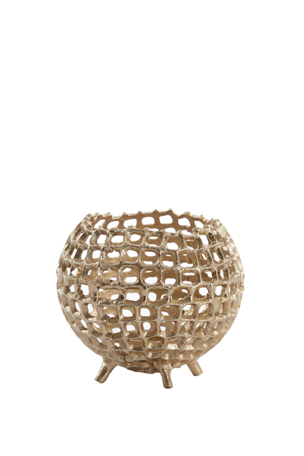 Teelicht PURCINA in antik gold