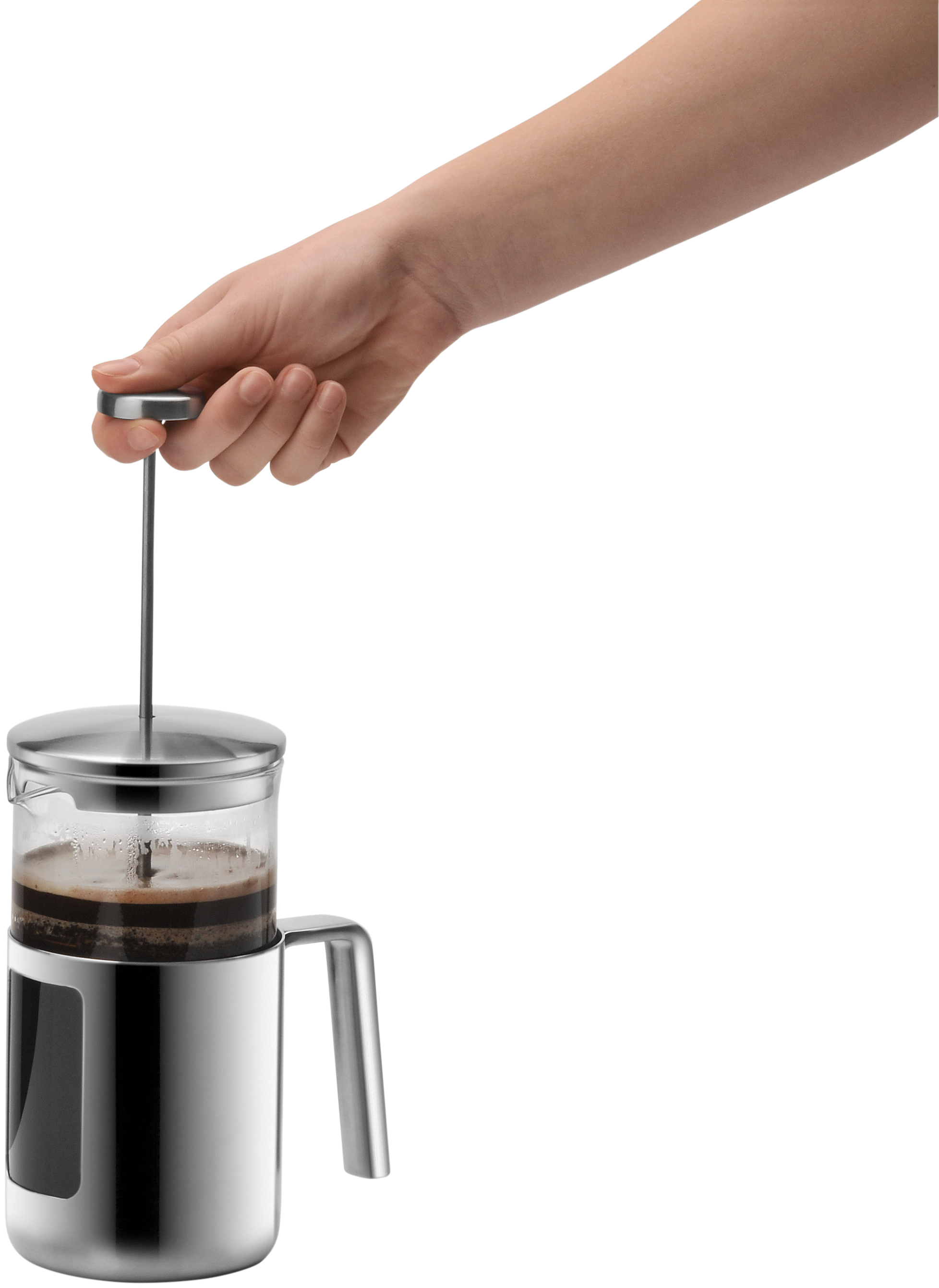 WMF Kult French Press, 8 Tassen in Edelstahl
