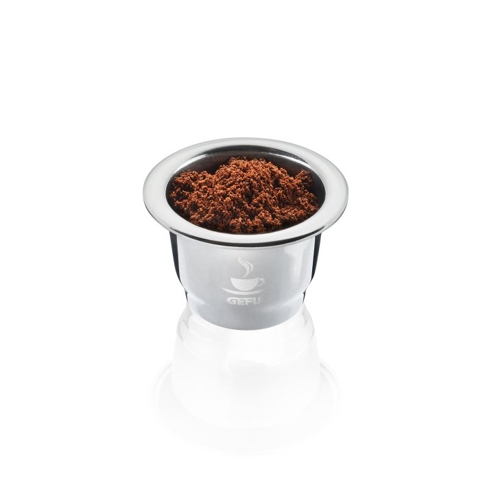 GEFU Kaffeekapseln-Set CONSCIO schwarz/silber