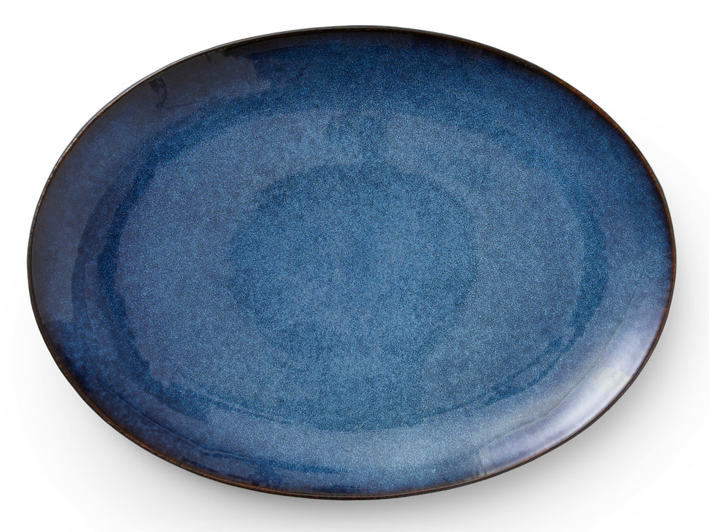 BITZ Platte in Farbe schwarz/dunkelblau BITZ Platte in Farbe schwarz/dunkelblau