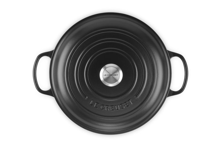 Le Creuset Gourmet-Profitopf Ø ca. 30cm Schwarz / innen creme