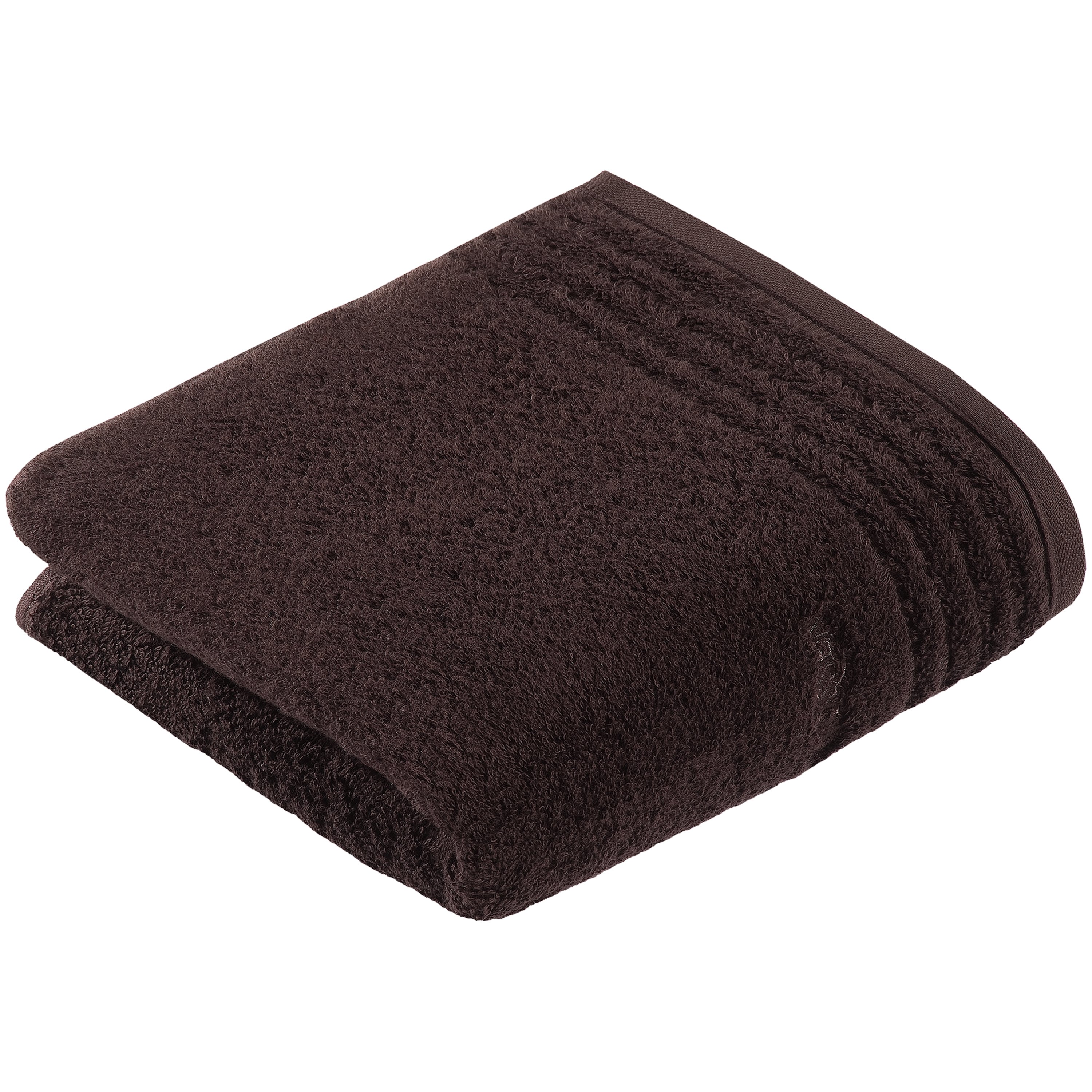 Vossen Handtuch Vienna Style Supersoft ca. 50x100cm in Farbe dark brown