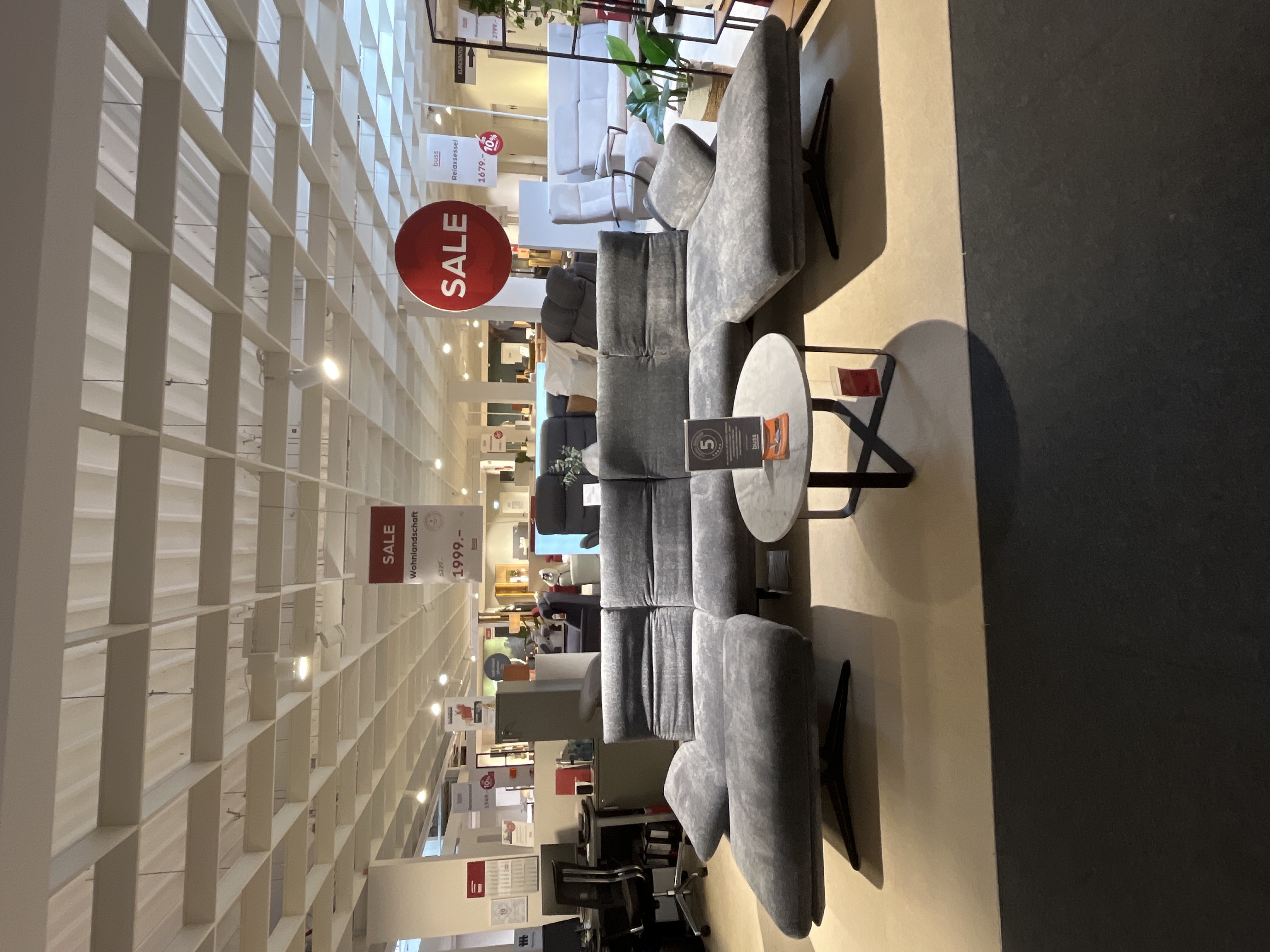 Koinor Wohnlandschaft ELEMENTS ca. 157x376x157cm in Fame 93, Sofa, Couch, Ecksofa, Grau, Wohnzimmer