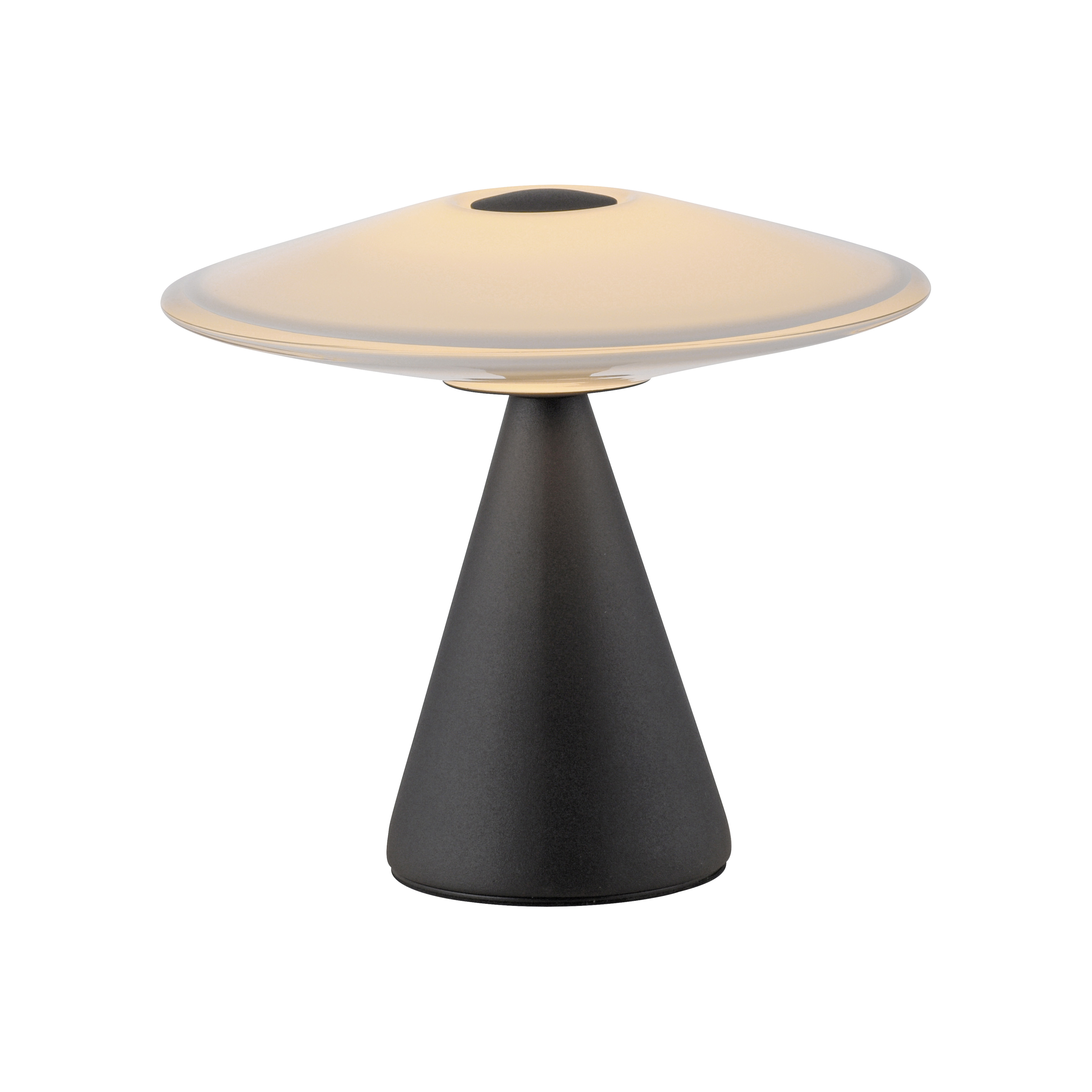 Paul Neuhaus LED-Tischleuchte ELIPSA 1-flammig in Farbe schwarz, Lampe, Tischlampe