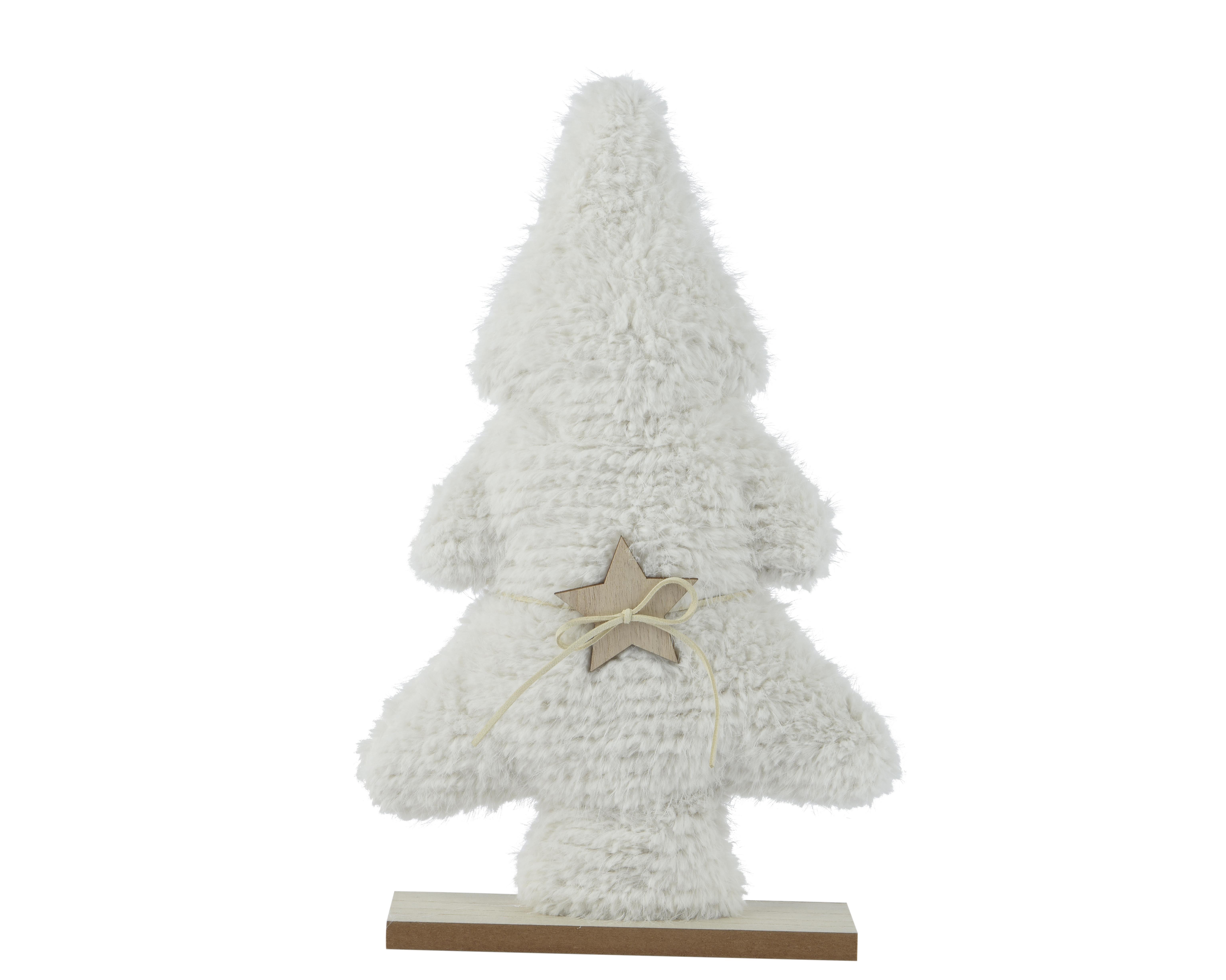 Kaemingk Baum polyester 537686 ca. B24 H38 cm in Weiß, Weihnachten, Weihnachtsdekorationen, Festival