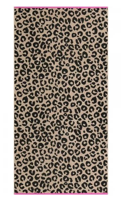 Cawö Strandtuch BEACH 90x180cm in Farbe natural/leo Cawö Strandtuch BEACH 90x180cm in Farbe natural/leo, Leopard Muster, Tierfell Muster, Beige Schwarz, Tuch, Kleidungsmuster