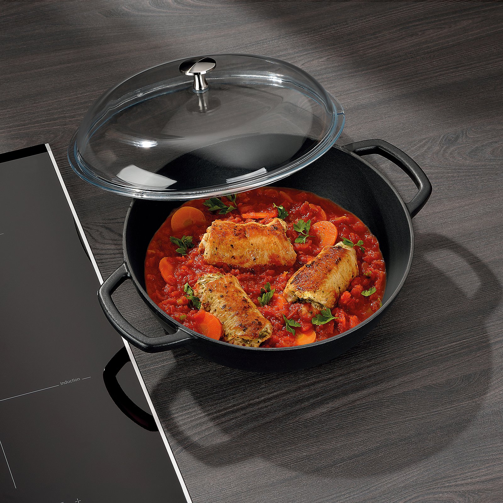 Kela Bauernpfanne Calido CALIDO in schwarz