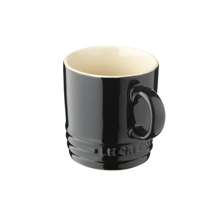 Le Creuset Becher 350ml in Farbe Schwarz Glänzend