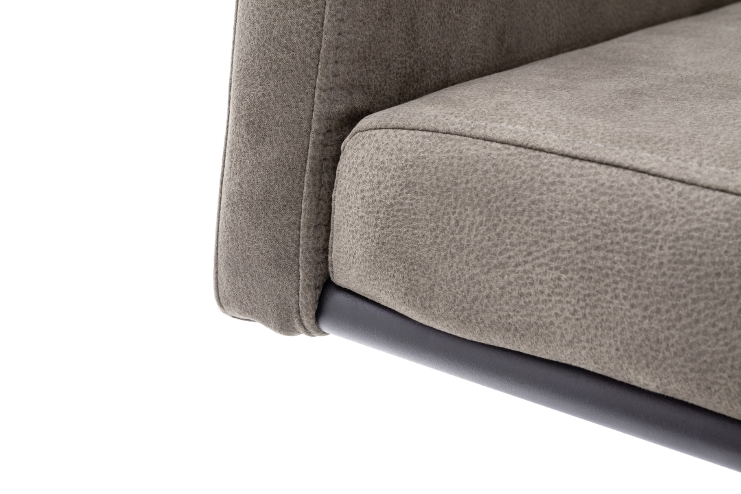 MCA Furniture Schwingstuhl Acroma ca. 49x98x63cm in Stoff Antiklook sand