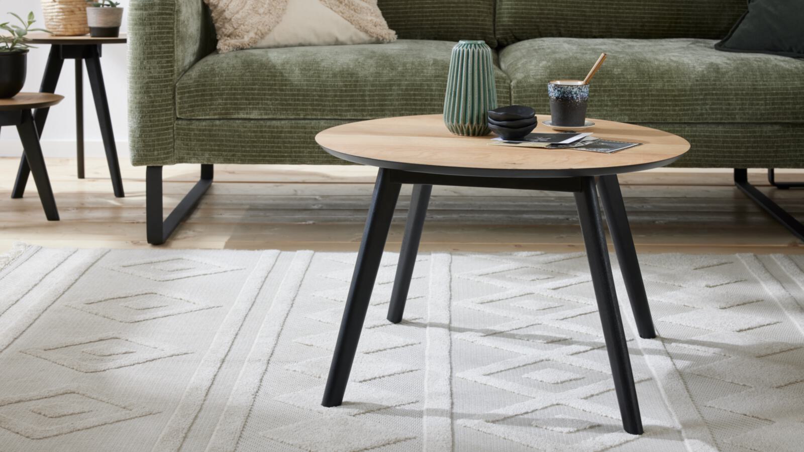 Roomio Couchtisch NO. 2002 mit Platte aus Eiche Echtholzfurnier, natur