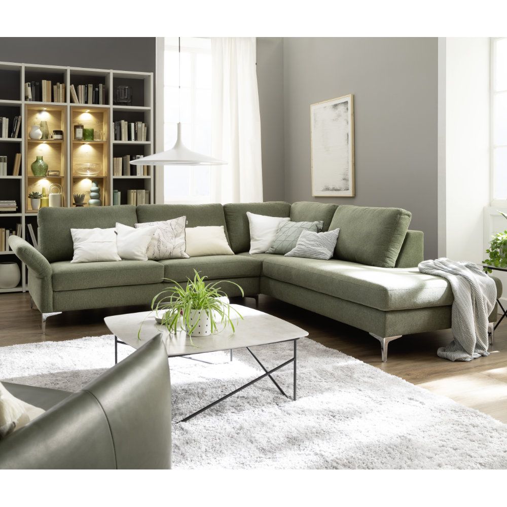 SCHÖNER WOHNEN-Kollektion Polstergruppe TIMELESS ca. 269x243cm in Stoff Free olive