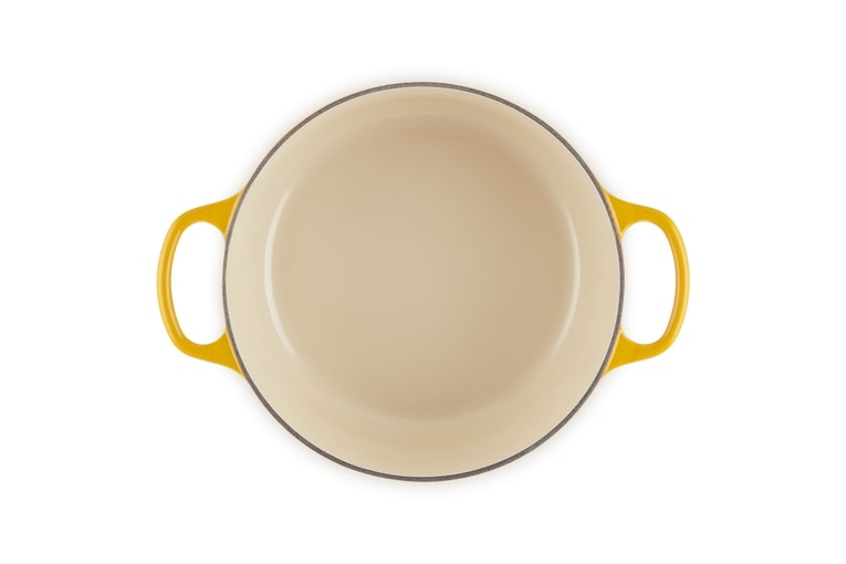 Le Creuset Bräter Sig ca. 24cm in Nectar, Pfanne, Steingut, Gelb, Auflaufform, Ofenform