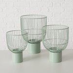 Boltze Windlicht Cindy 30cm 22x30 in Glas/Metall