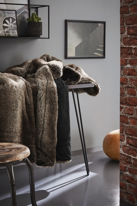 bugatti Felldecke 150x200cm in Farbe grau