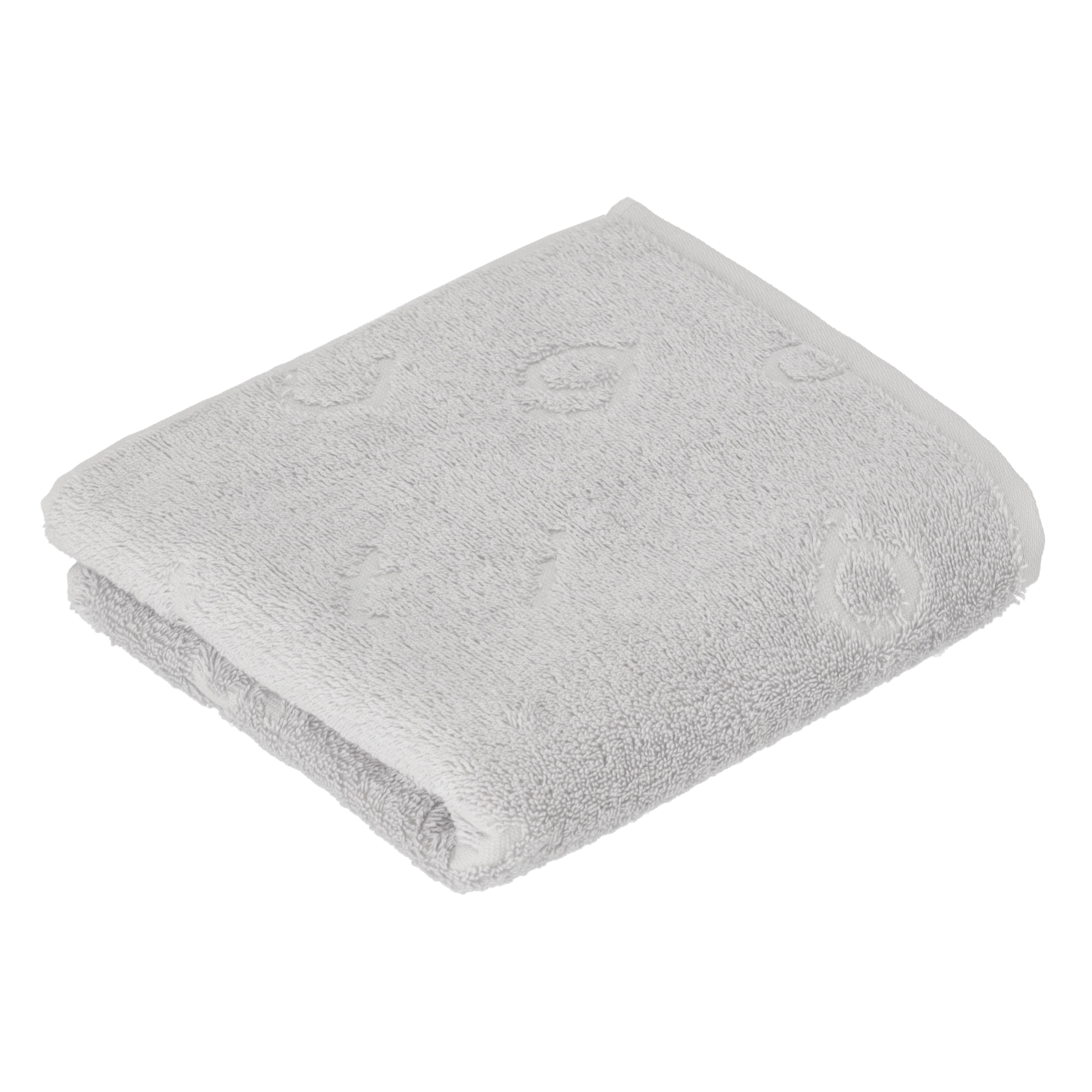 Vossen Handtuch Trentino light grey TRENTINO in ca. 50x100cm