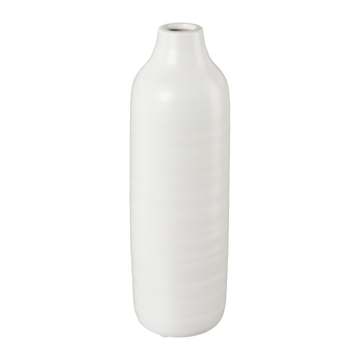Gasper Vase Presence ca. 9 x 24 cm in weiß