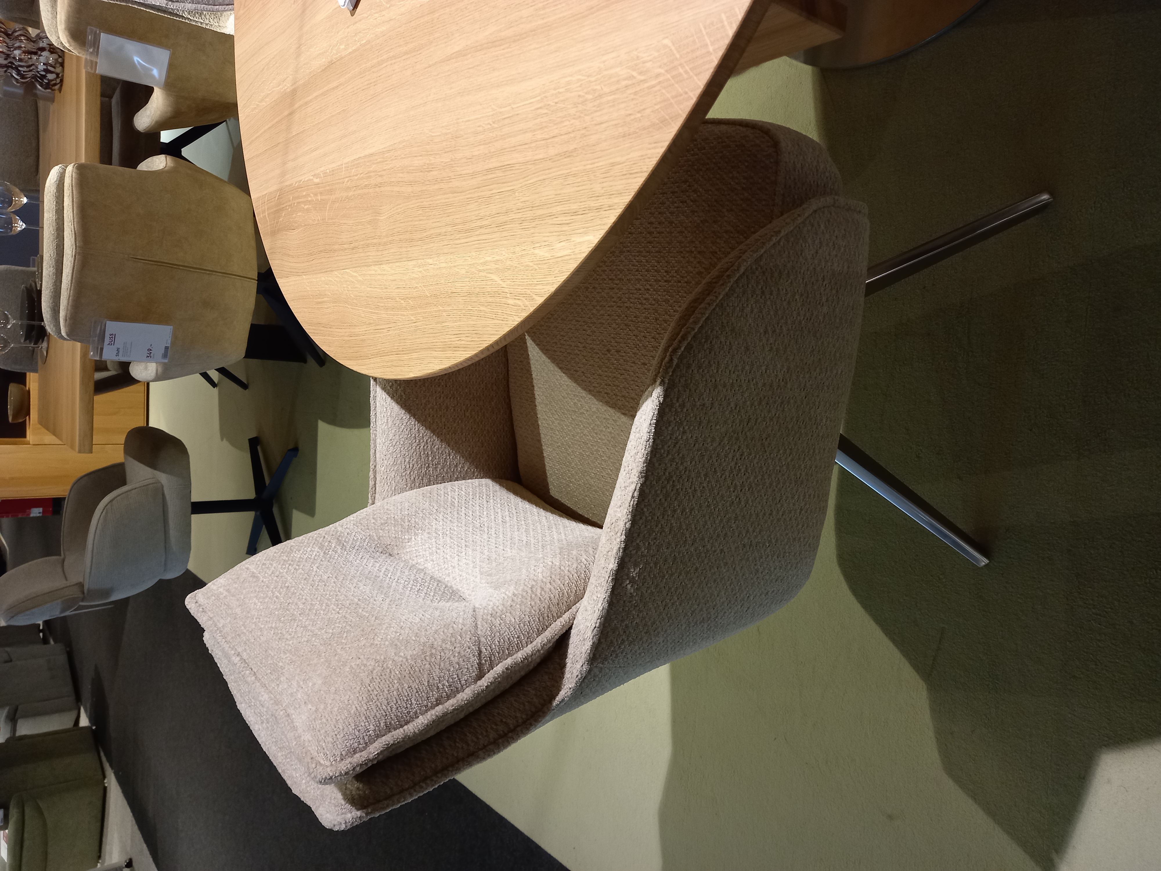 Wöstmann Stuhl 4er-Set in Stoff Retro Bliss 13603 creme Wöstmann Stuhl 4er-Set in Stoff Retro Bliss 13603 creme, Moebel, Stuhl, Sperrholz, Holz, Sessel