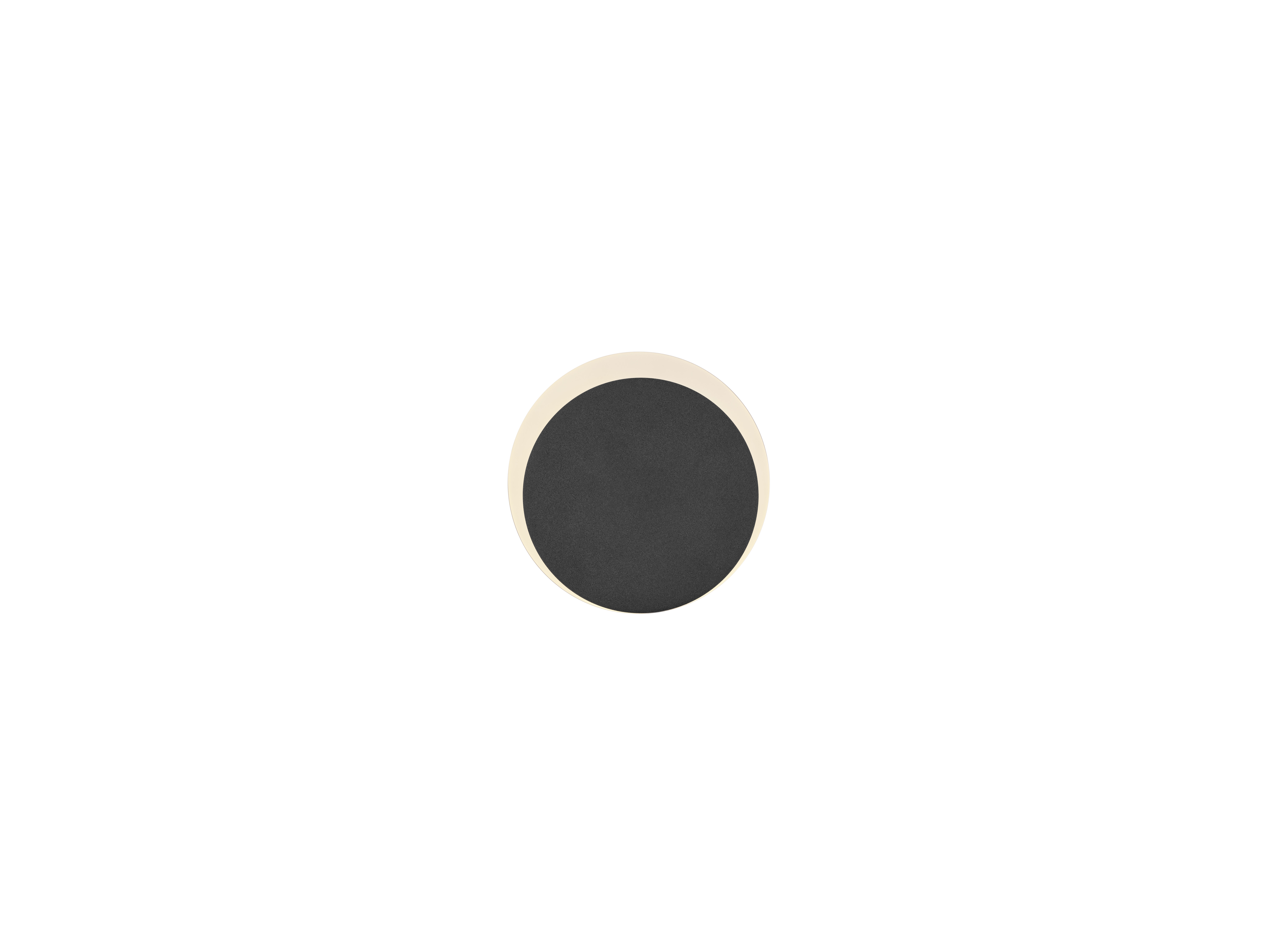 B-Leuchten Wandleuchte Sun ca. 15x4cm in schwarz
