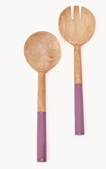 Fynch-Hatton Salad Cutlery KISHA in Farbe toffee, Holzmesser, Kochlöffel, Küchenutensil, Kochlöffel Set, Holzgriff