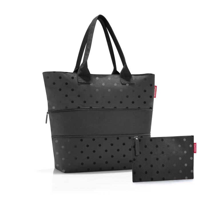 Reisenthel SHOPPER E1 SET #1 in Farbe glossy dots black Reisenthel SHOPPER E1 SET #1 in Farbe glossy dots black, Tasche, Tragetasche, Zubehör, Handtasche, Muster