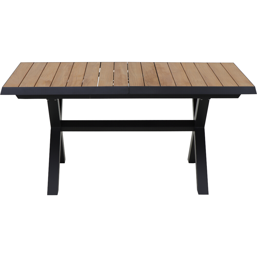 Ausziehtisch SINCRO ca. 160(200)x90cm in Farbe anthrazit, natur, Kaffeetisch, Mobiliar, Tabelle, Esstisch, Bank