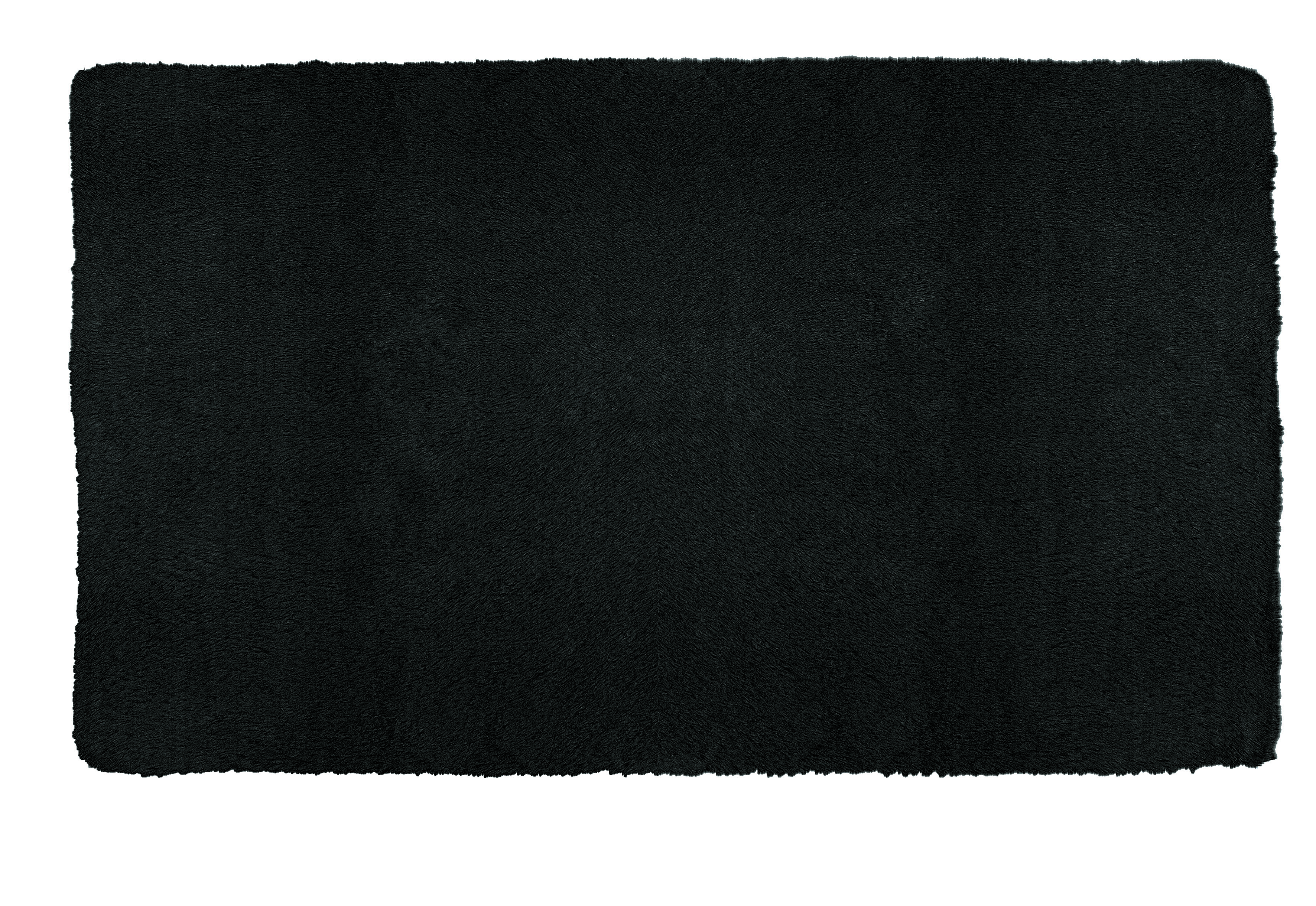 Kleine Wolke Badteppich CONY ca. 70x120cm in Farbe Schwarz