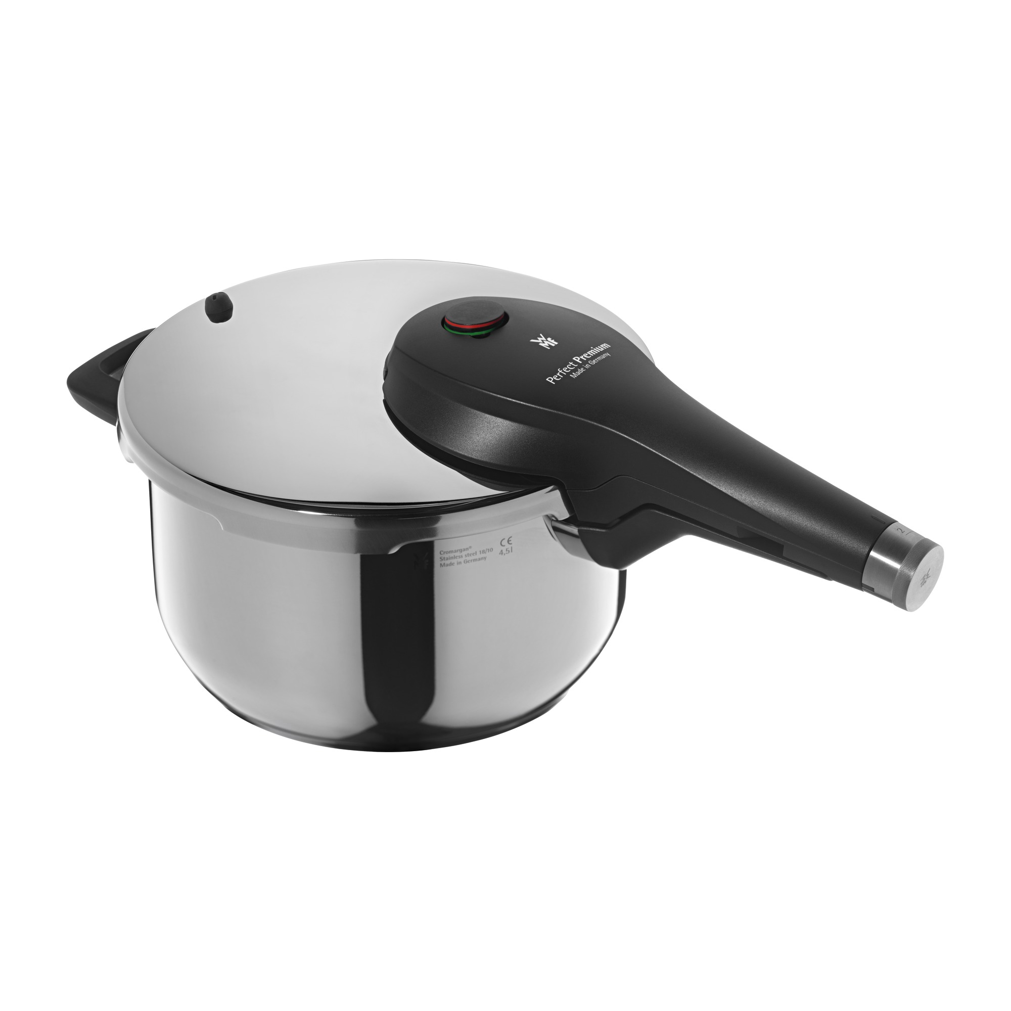 WMF Perfect Premium Schnelltopf 4,5 l in Edelstahl WMF Perfect Premium Schnelltopf 4,5 l in Edelstahl