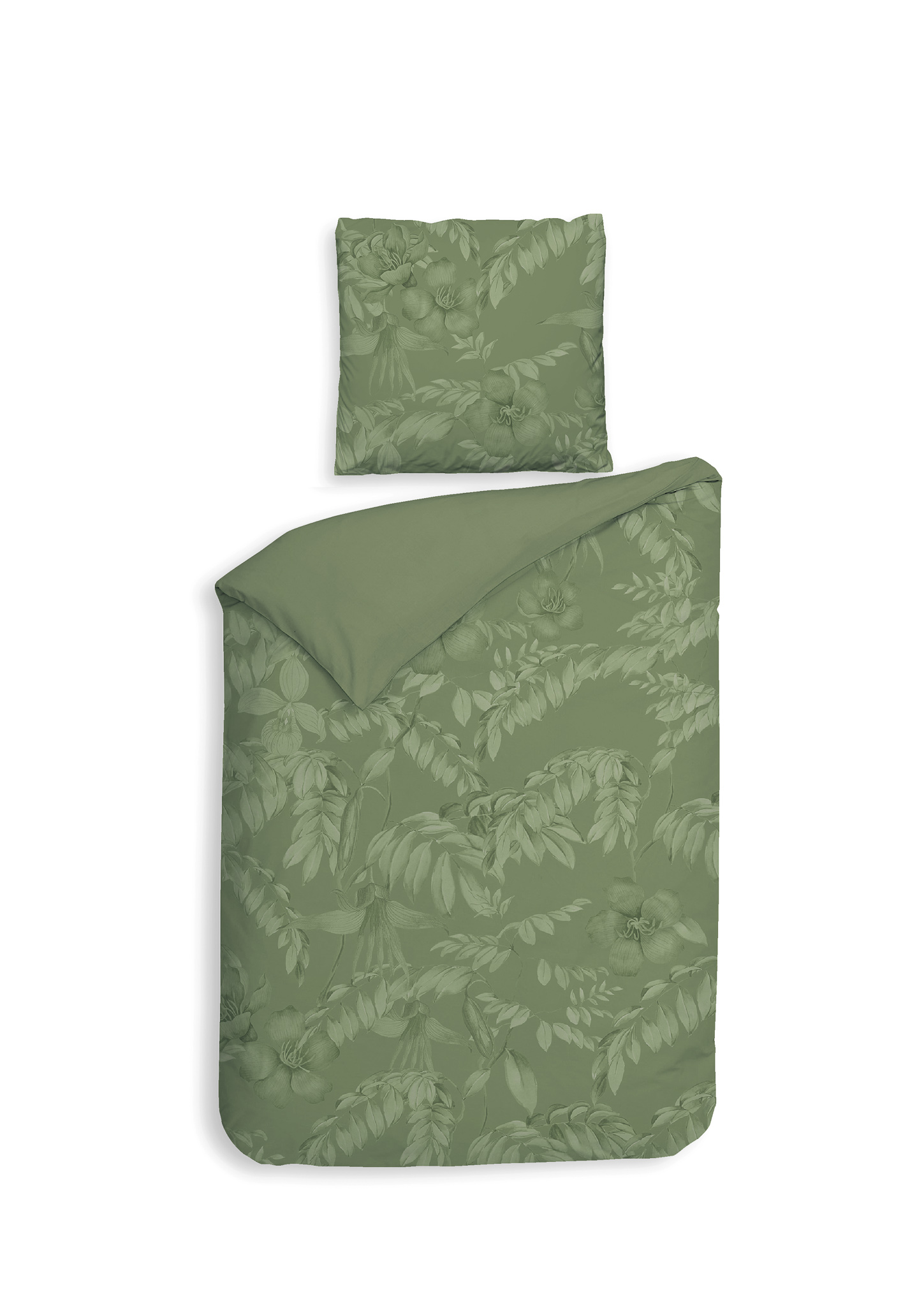 Heckettlane Bettwäsche ca. 155x220cm in Farbe Green