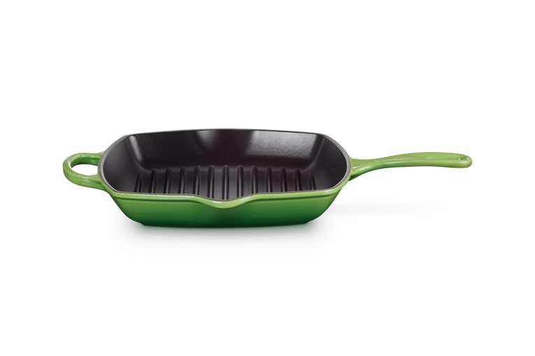 Le Creuset Grillpfanne Sig 26cm SIG in Farbe Bamboo Green Le Creuset Grillpfanne Sig 26cm Bamboo Green Quadratisch