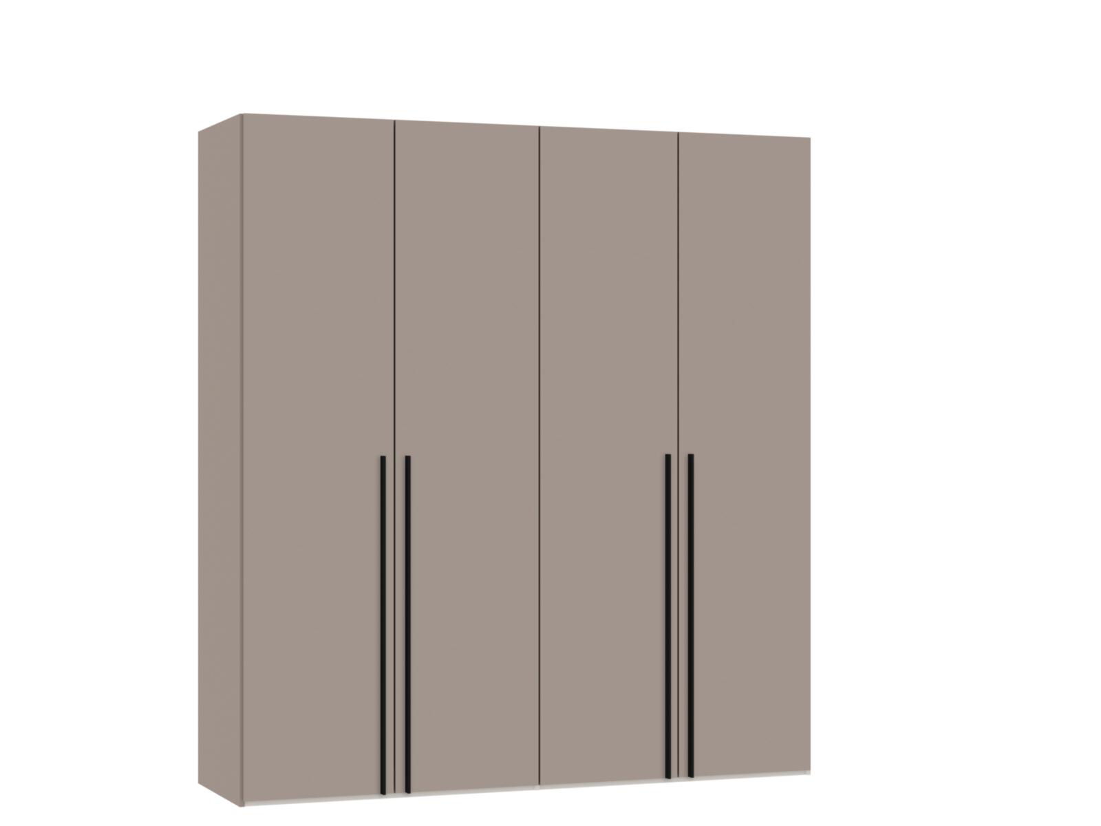Drehtürenschrank in Nougat 194