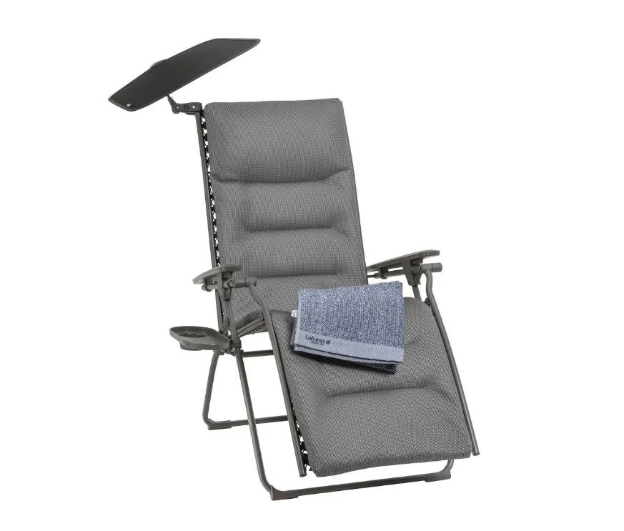 Lafuma Relaxsessel EVOLUTION BECOMFORT® in Stoff ash grey
