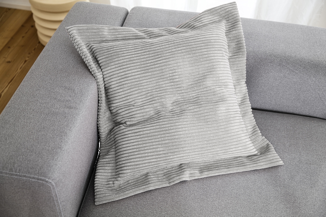 Magma Heimtex Flatterkissen SHARA ca. 70x70cm in Farbe grau