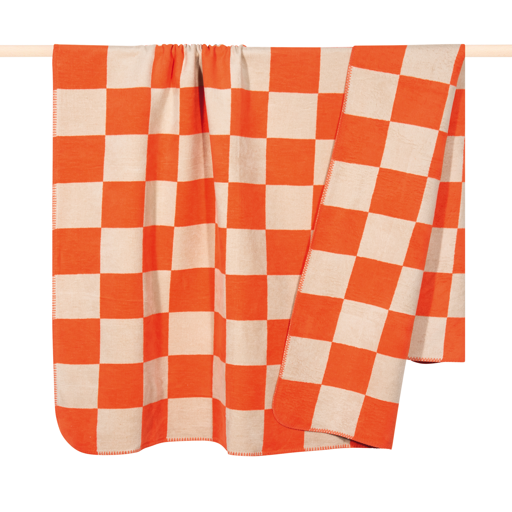 Pad Home Design Decke 150 x 200 cm CHESS ca. 150x200 cm in sand-orange Pad Home Design Decke 150 x 200 cm CHESS ca. 150x200 cm in sand-orange