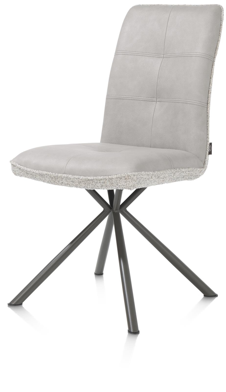 Henders & Hazel Stuhl Milva Stoff Grau Henders & Hazel Stuhl MILVA ca. B49 H95 T63 cm in Stoff Pala/Luton grau