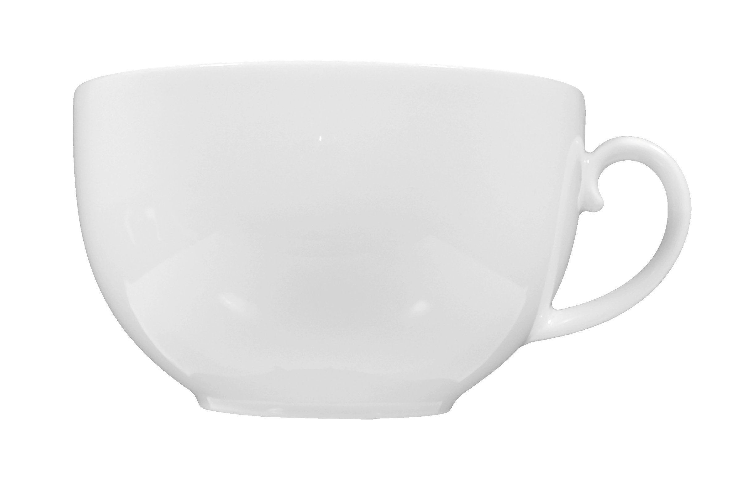 Seltmann Weiden Milchkaffeeobertasse 0,35 l Rondo/Liane 7 weiß 