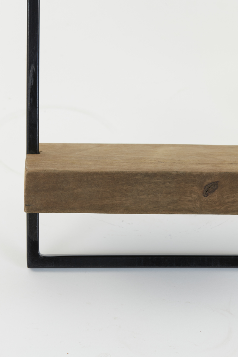 Wandregal MADDISON in Holz dunkelbraun