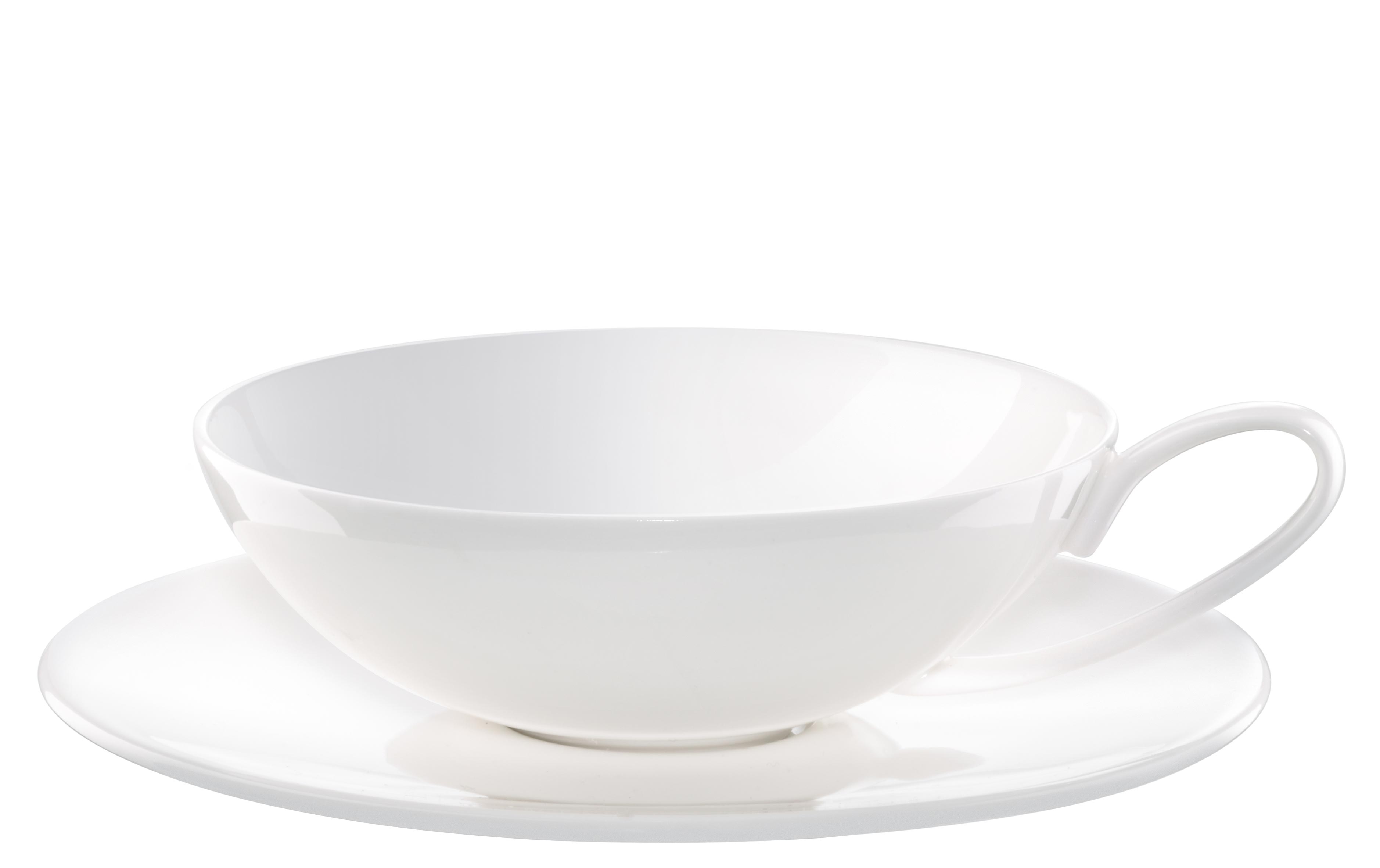 ASA Selection Teetasse mit Unterer ATABLE in Farbe weiß glänzend