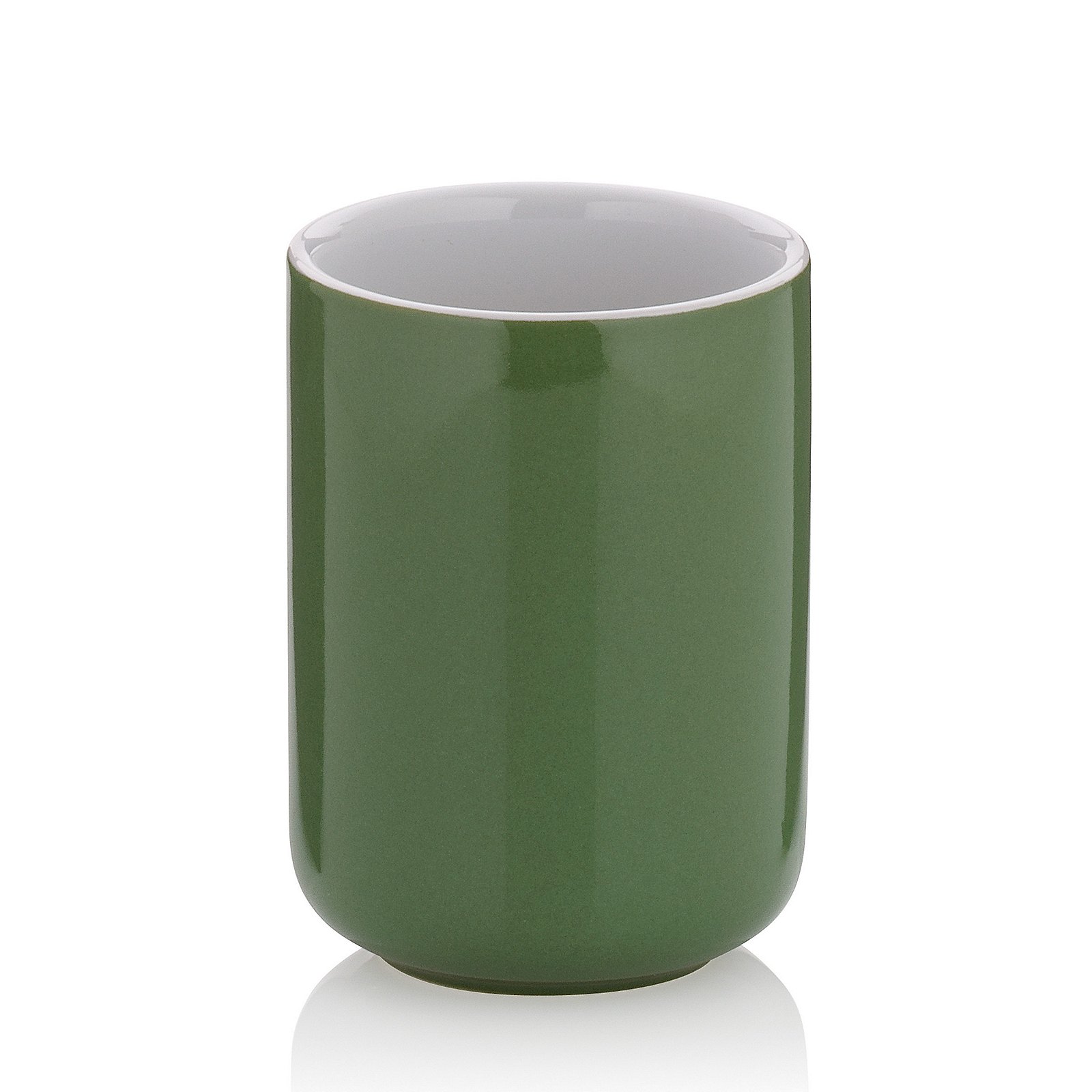 Kela Becher ISABELLA in Farbe blattgrün, Becher, Tasse, Grün, Keramik, Küchenzubehör