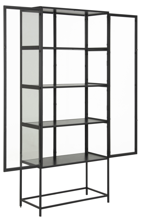 Actona Vitrine SEAFORD in Metall schwarz