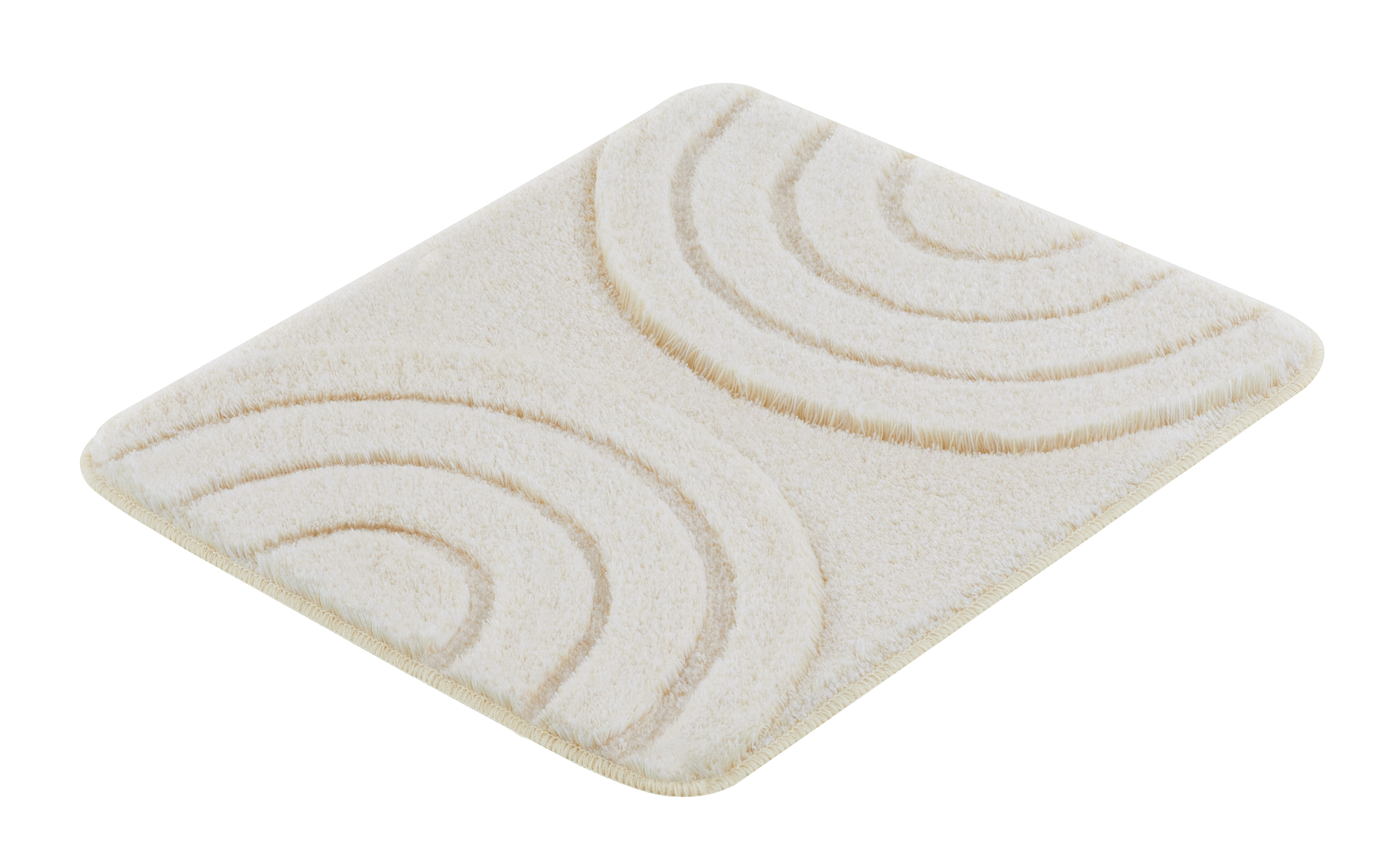 Kleine Wolke Badteppich BOW ca. 55x65cm in Farbe Sandbeige