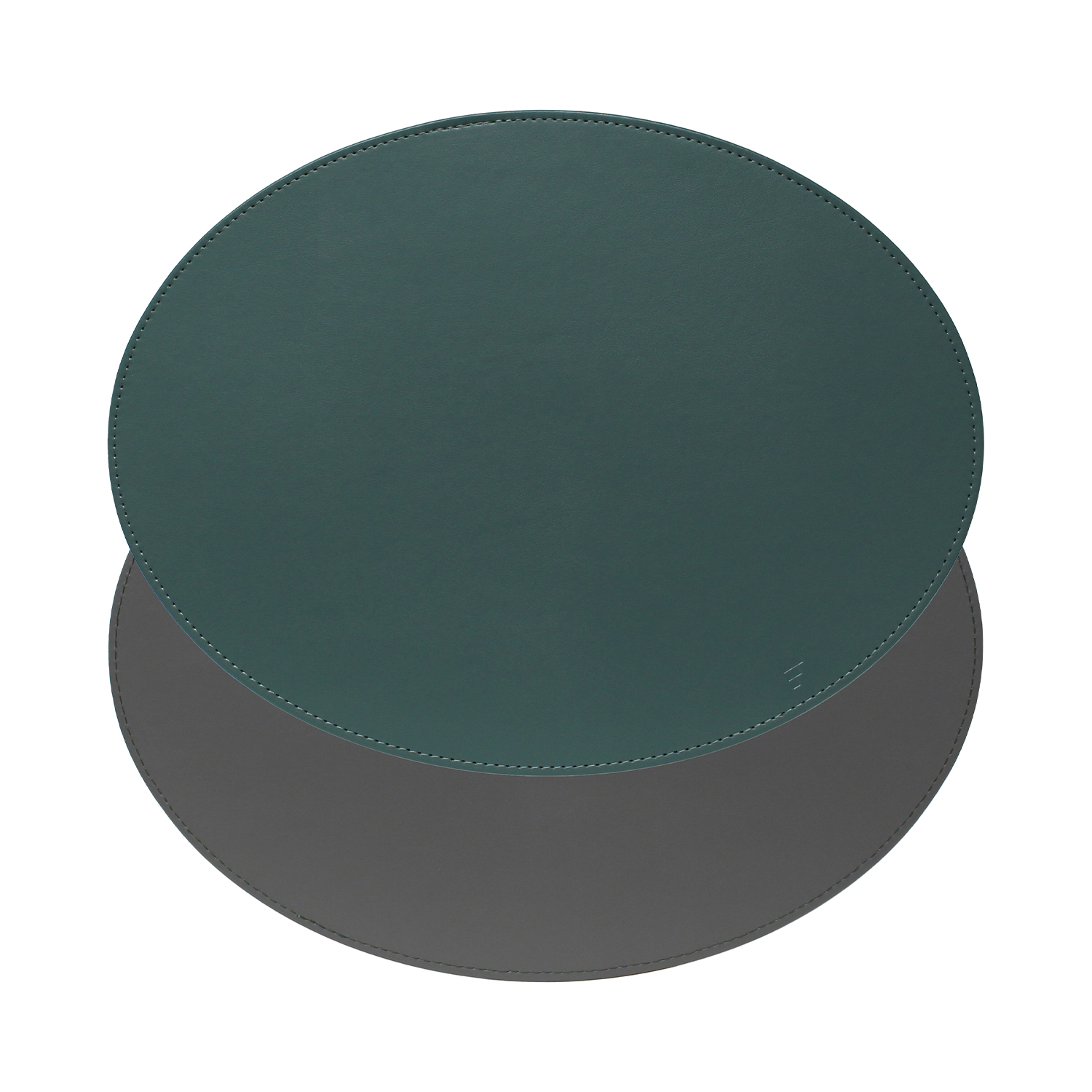Profino DUO Platzset, Oval FREEFORM in Petrol/anthrazit