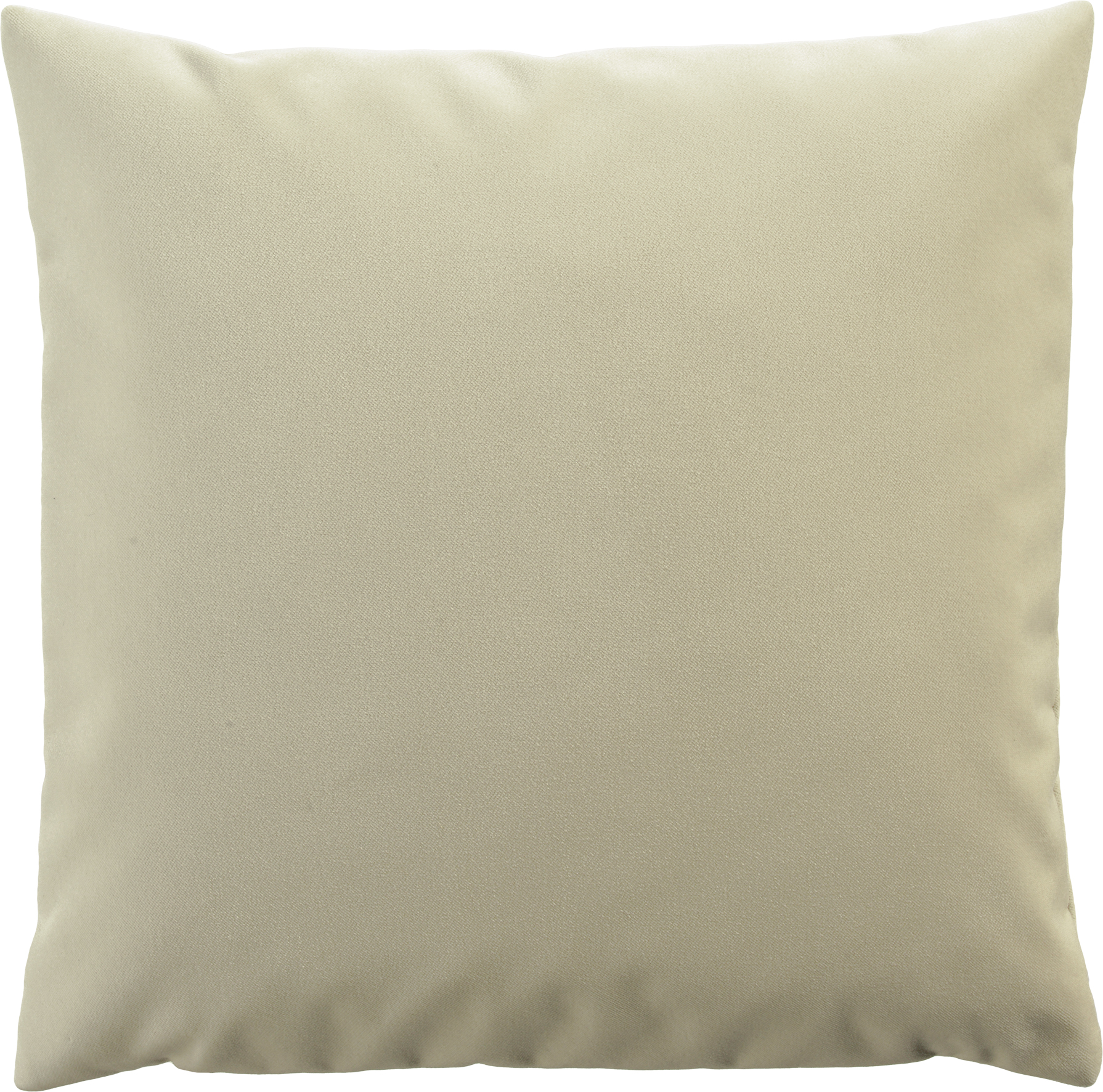 Sander Kissenhülle DUKE ca. 50x50cm in Farbe creme, Kissen, Pillow, Beige, Samt, Kissenbezug
