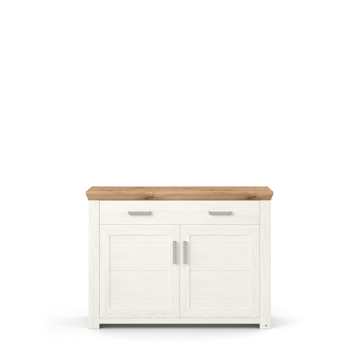 Set One by Musterring Sideboard SO YORK 53 E in Pino-Aurelio-Nachbildung / Artisan-Eiche-Nachbildung Set One by Musterring Sideboard YORK in Pino Arelio NB/Artisan Eiche/2 Schubkästen/2 Türen