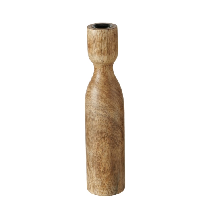 Boltze Kerzenleuchter Szura 26 cm in Mango natur